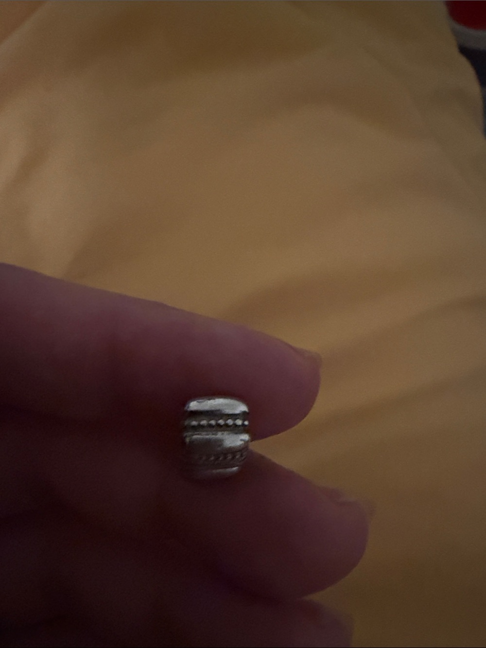 Sterling silver accent Pandora charm